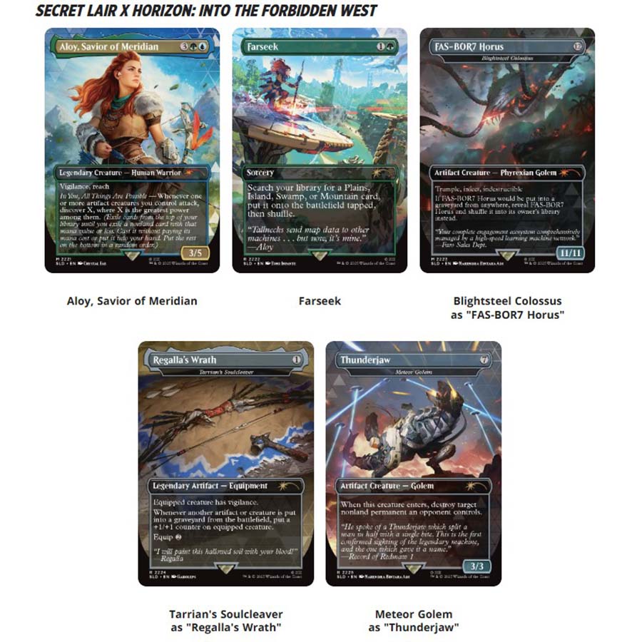 MAGIC THE GATHERING: SLD SECRET LAIR DROP: HORIZON: INTO THE FORBIDDEN WEST (NONFOIL)