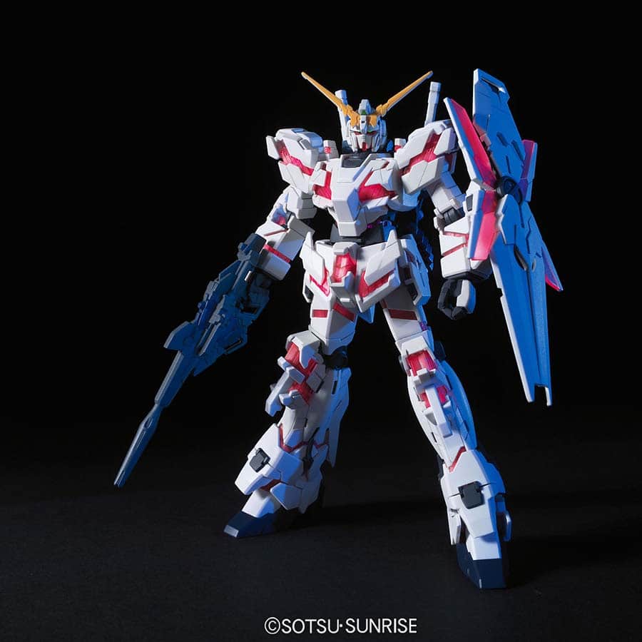 BANDAI HOBBY HGUC: GUNDAM UC: UNICORN GUNDAM (DESTROY MODE) (1:144) (MODEL 100) (GUNPLA MODEL KIT)