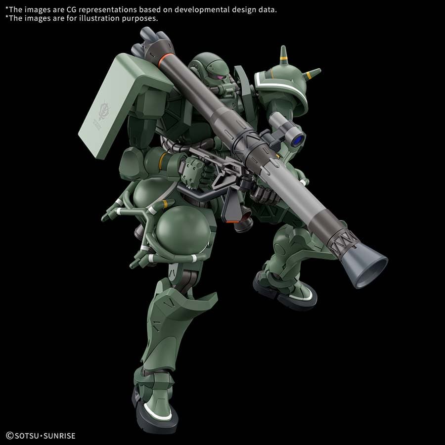 BANDAI HOBBY HG GQ: MOBILE SUIT GUNDAM GQUUUUUUX: ZAKU (GQ) (1:144) (MODEL 10) (GUNPLA MODEL KIT)