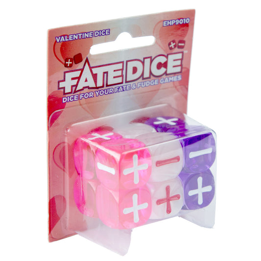 Fate Core Dice: Valentine Dice