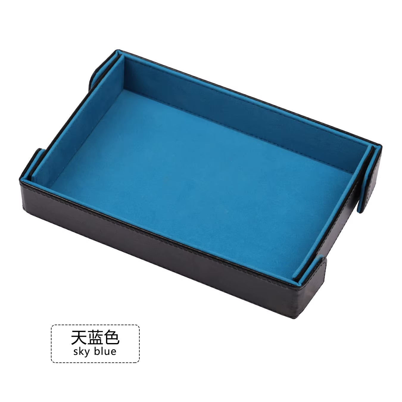 Foldable Magnetic Dice Tray Sky Blue $11.99
