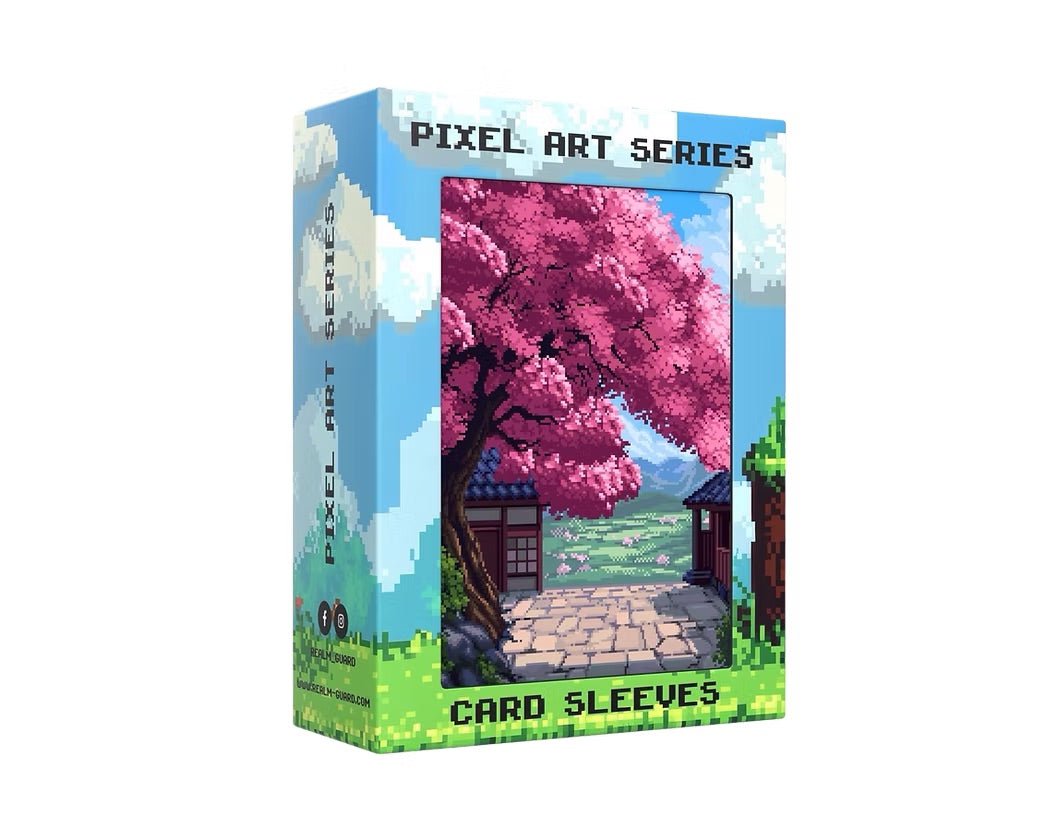 Realm Guard: Pixel Art Series (Cherry Blossom) Card Sleeves