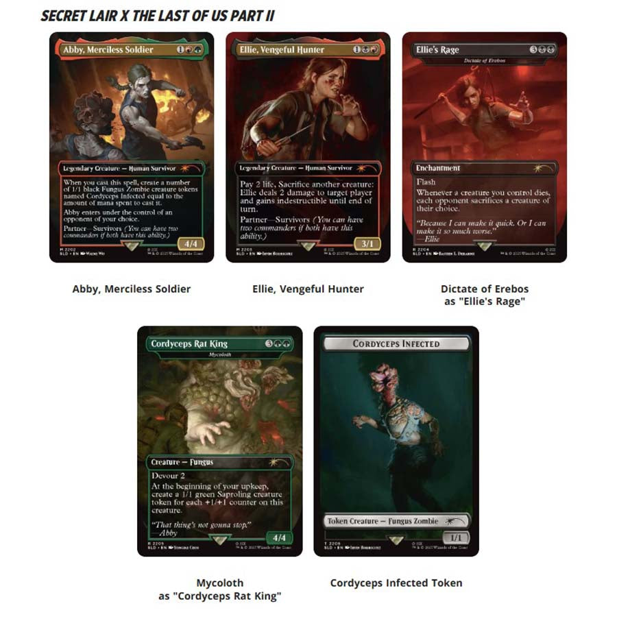 MAGIC THE GATHERING: SLD SECRET LAIR DROP: THE LAST OF US PART TWO: PATH OF RETRIBUTION (NONFOIL)