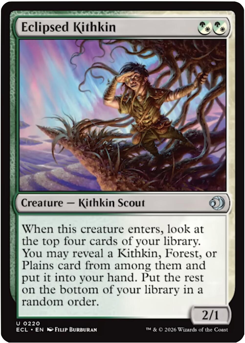 Eclipsed Kithkin [Lorwyn Eclipsed]