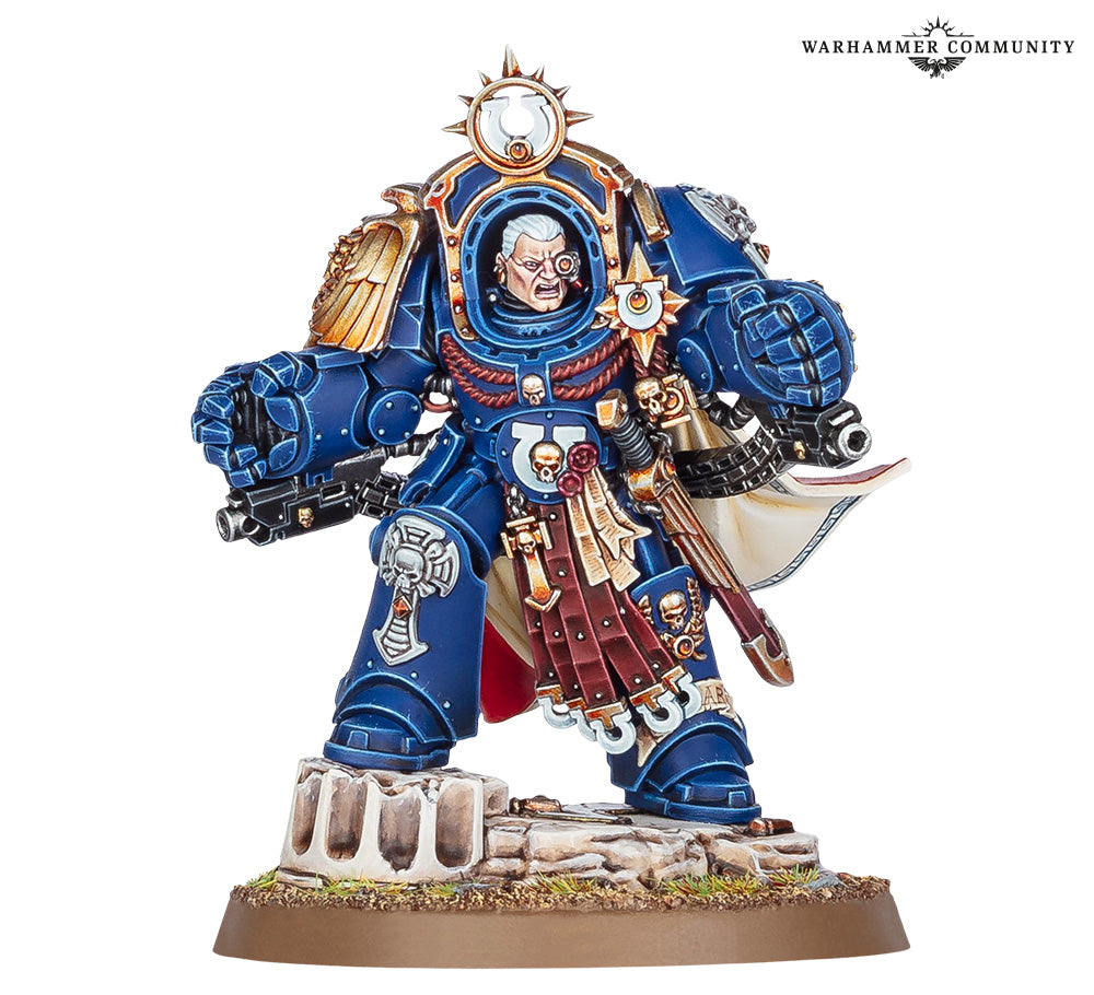 Marneus Calgar in Armour of Antilochus