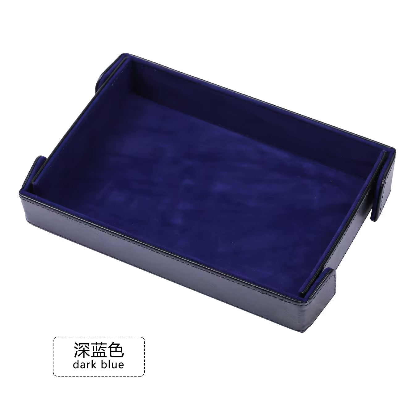 Foldable Magnetic Dice Tray Dark Blue $11.99