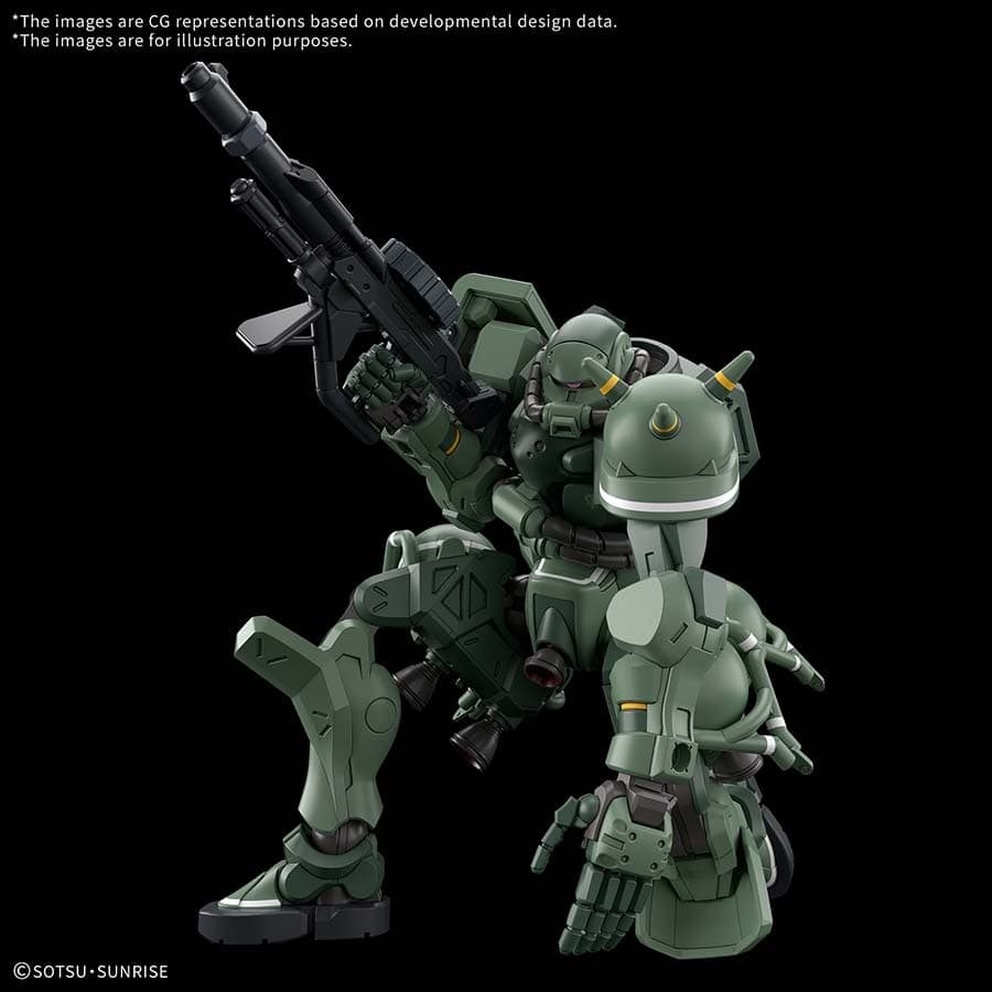 BANDAI HOBBY HG GQ: MOBILE SUIT GUNDAM GQUUUUUUX: ZAKU (GQ) (1:144) (MODEL 10) (GUNPLA MODEL KIT)