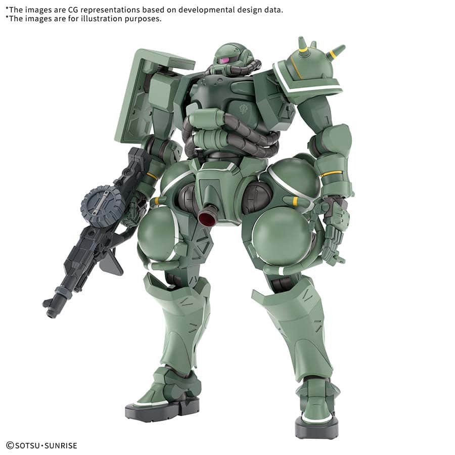 BANDAI HOBBY HG GQ: MOBILE SUIT GUNDAM GQUUUUUUX: ZAKU (GQ) (1:144) (MODEL 10) (GUNPLA MODEL KIT)