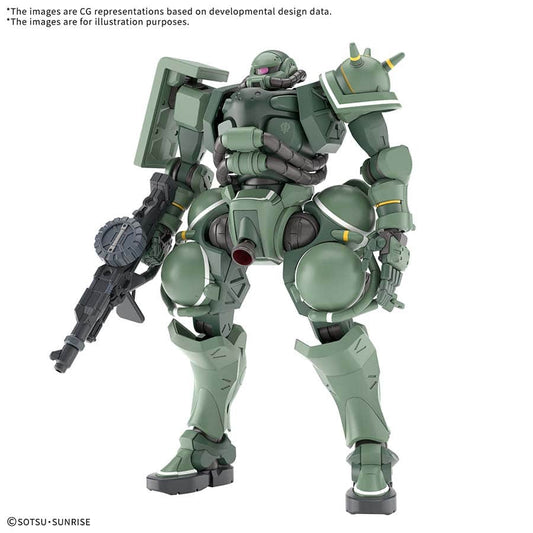 BANDAI HOBBY HG GQ: MOBILE SUIT GUNDAM GQUUUUUUX: ZAKU (GQ) (1:144) (MODEL 10) (GUNPLA MODEL KIT)