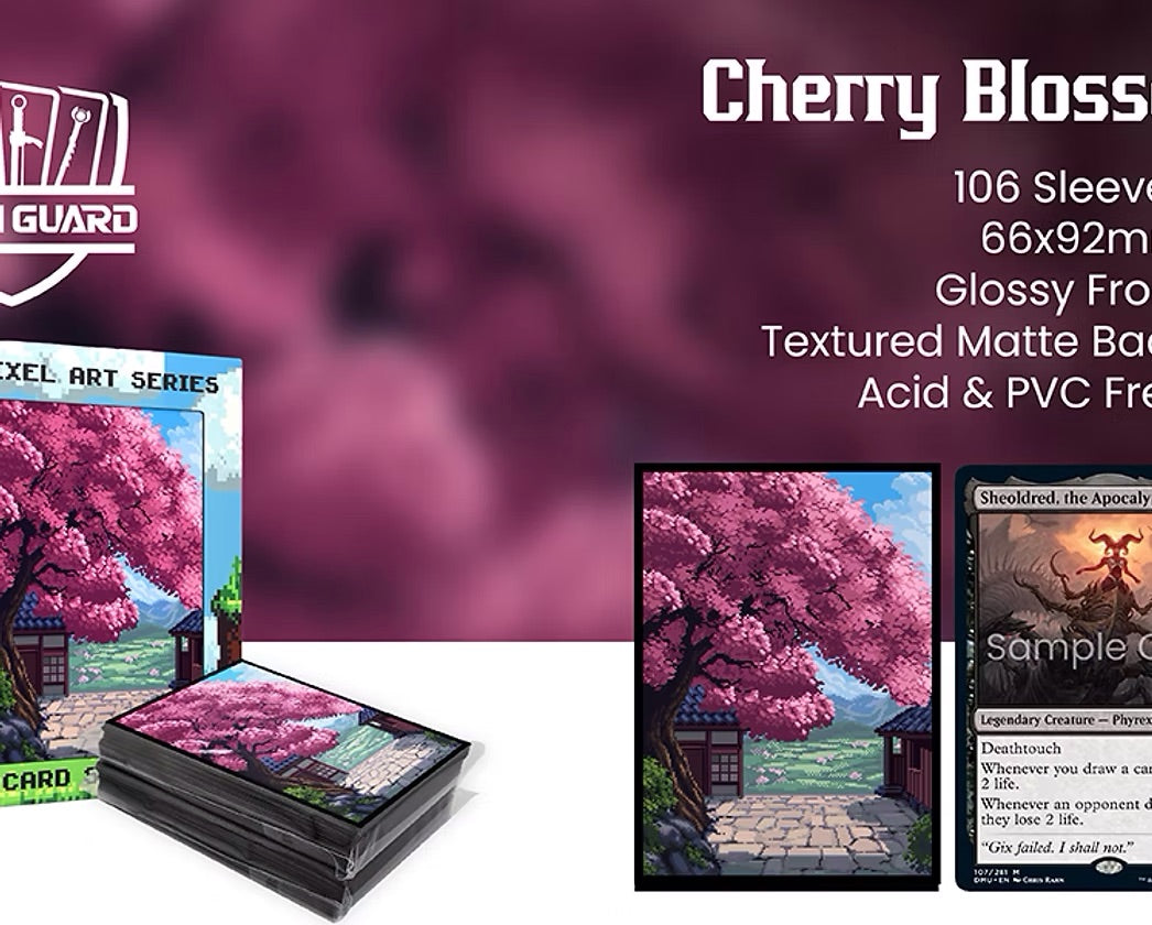Realm Guard: Pixel Art Series (Cherry Blossom) Card Sleeves
