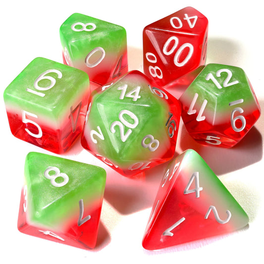 Summer Vibes RPG Dice Set - 7 Pieces