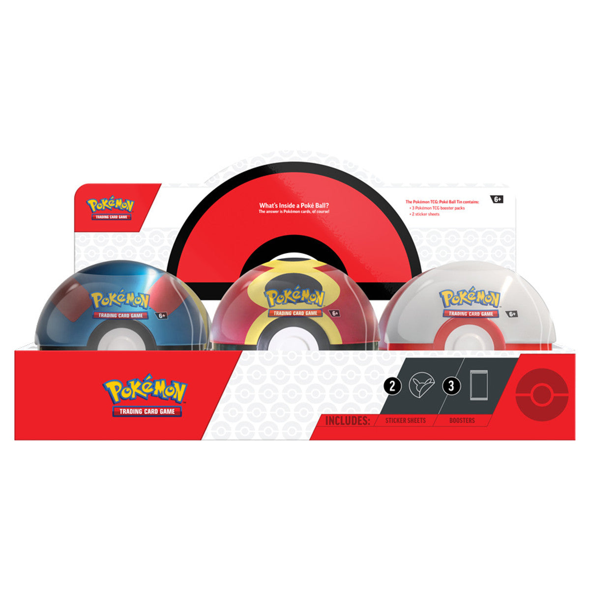 Pokémon TCG: Poké Ball Tin 2025 Display