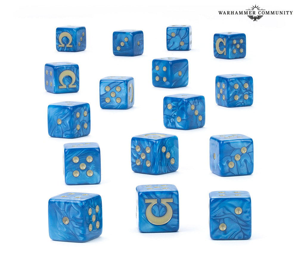 Ultramarines Dice Set