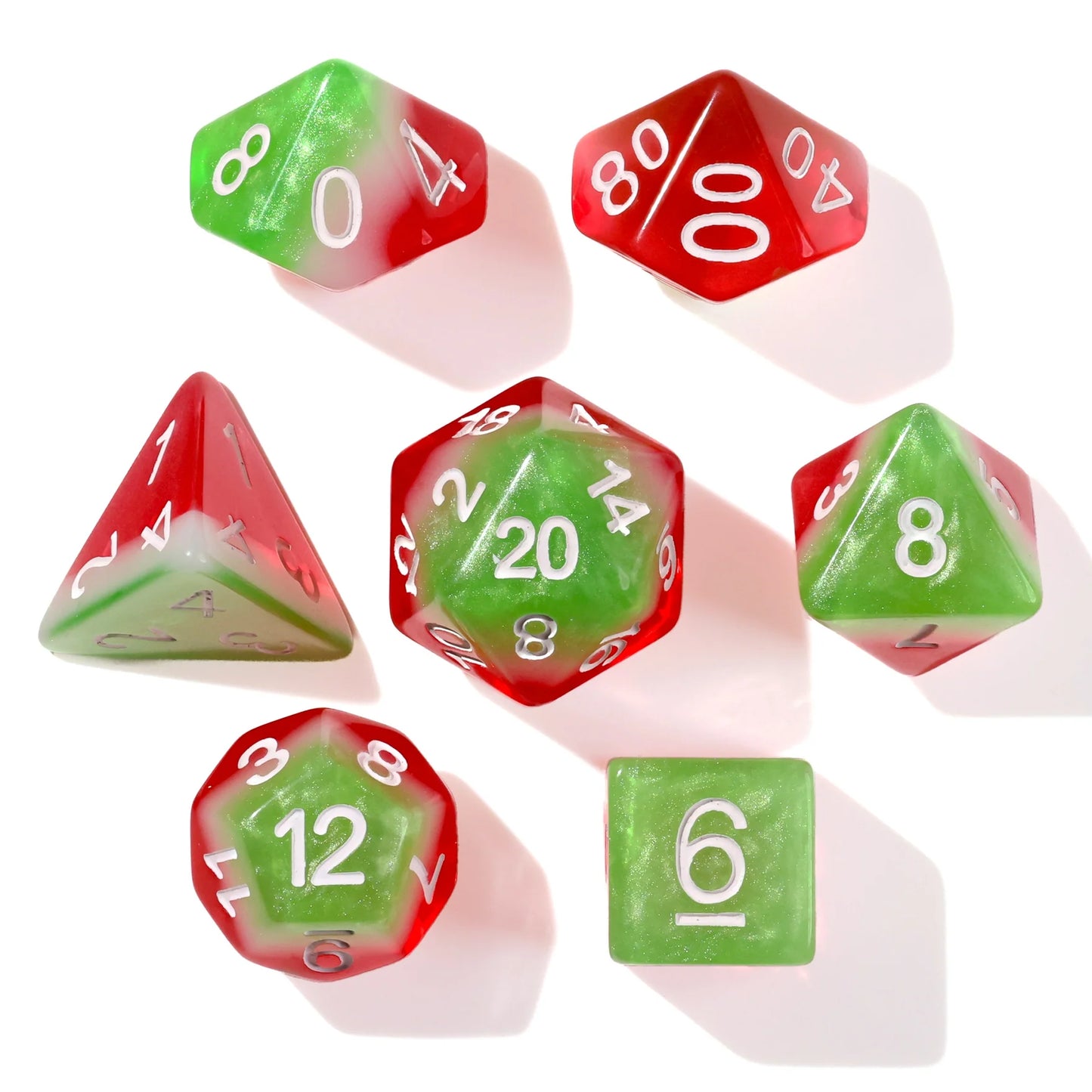 Summer Vibes RPG Dice Set - 7 Pieces
