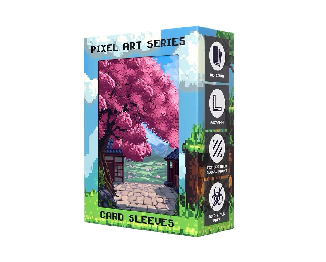 Realm Guard: Pixel Art Series (Cherry Blossom) Card Sleeves
