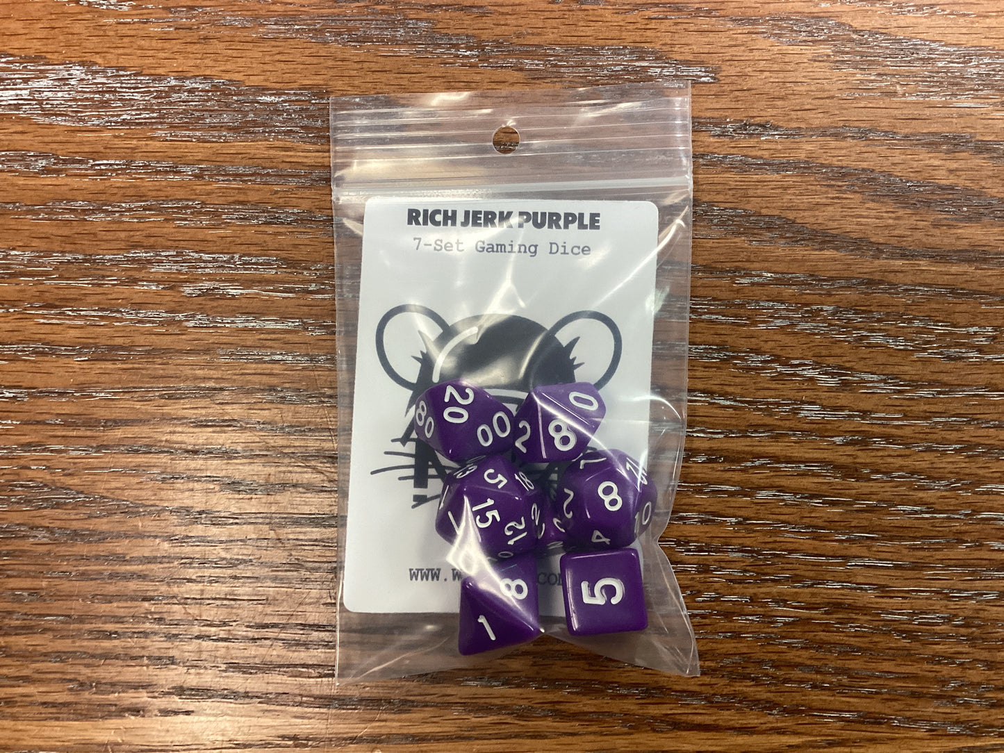 War Rat Dice - Rich Jerk Purple