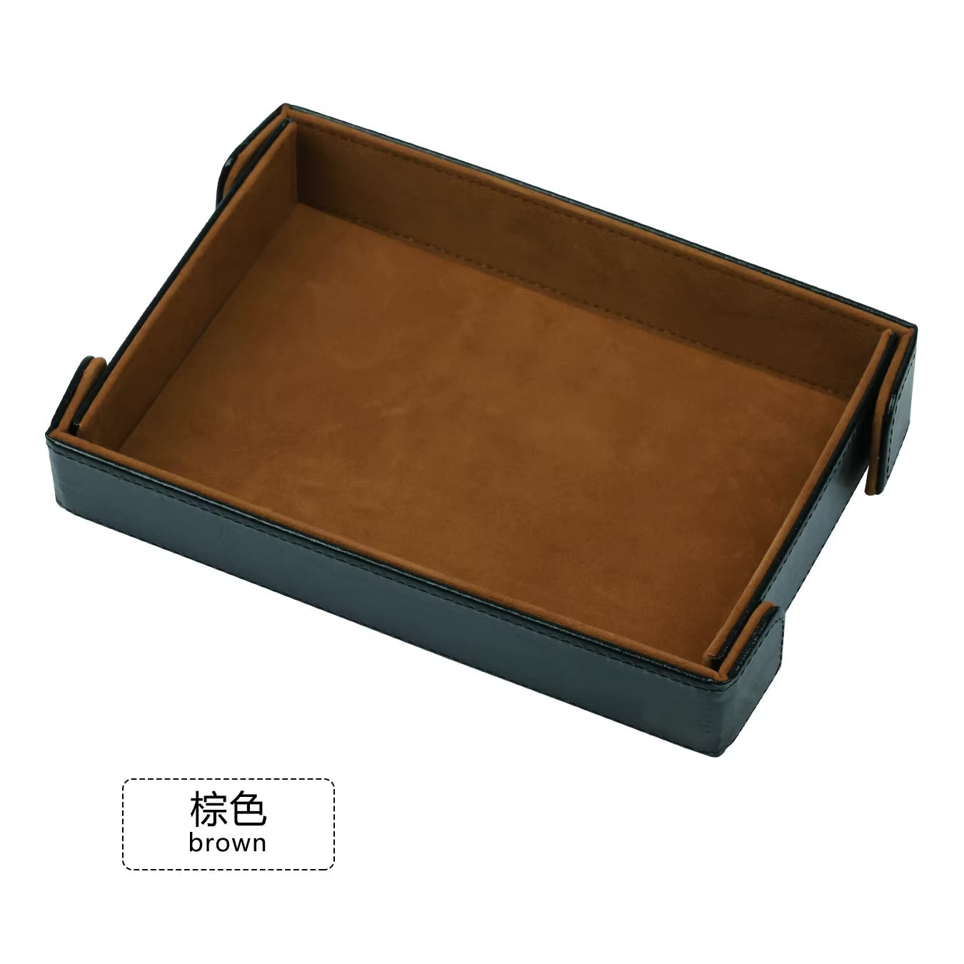 Foldable Magnetic Dice Tray Brown $11.99