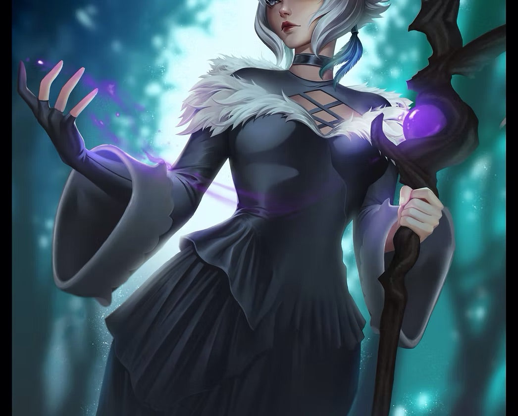 Realm Guard: Aetherial Sorceress Card Sleeves