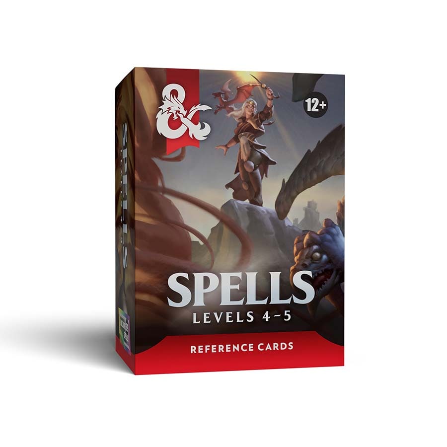 DUNGEONS AND DRAGONS REFERENCE CARDS: SPELLS 3 (LEVELS 4-5)