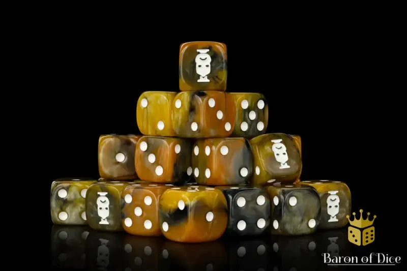 Baron of Dice - Silent Inquisition dice -16mm