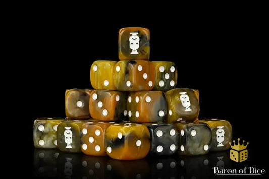 Baron of Dice - Silent Inquisition dice -16mm