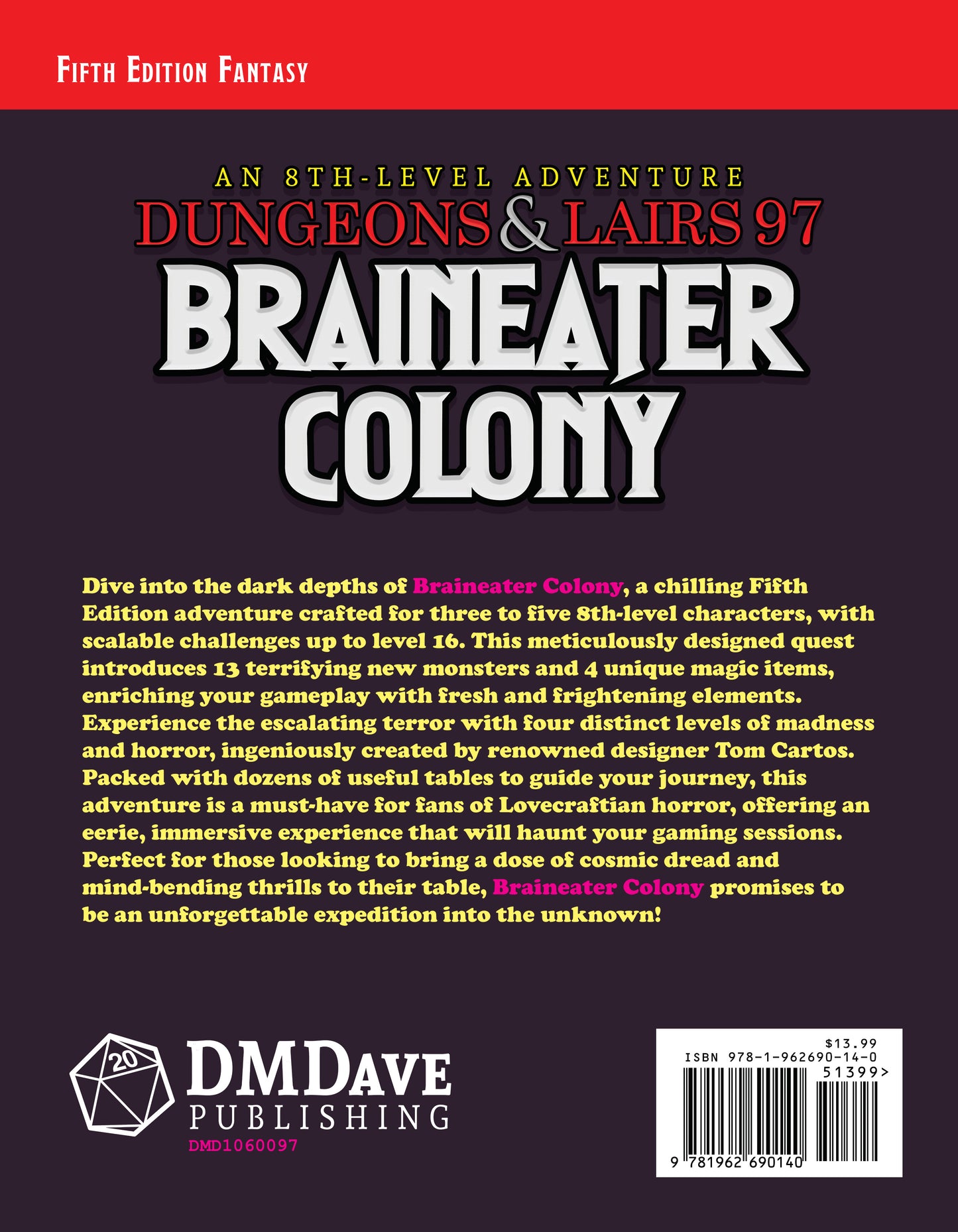 Dungeons & Lairs #97: Braineater Colony