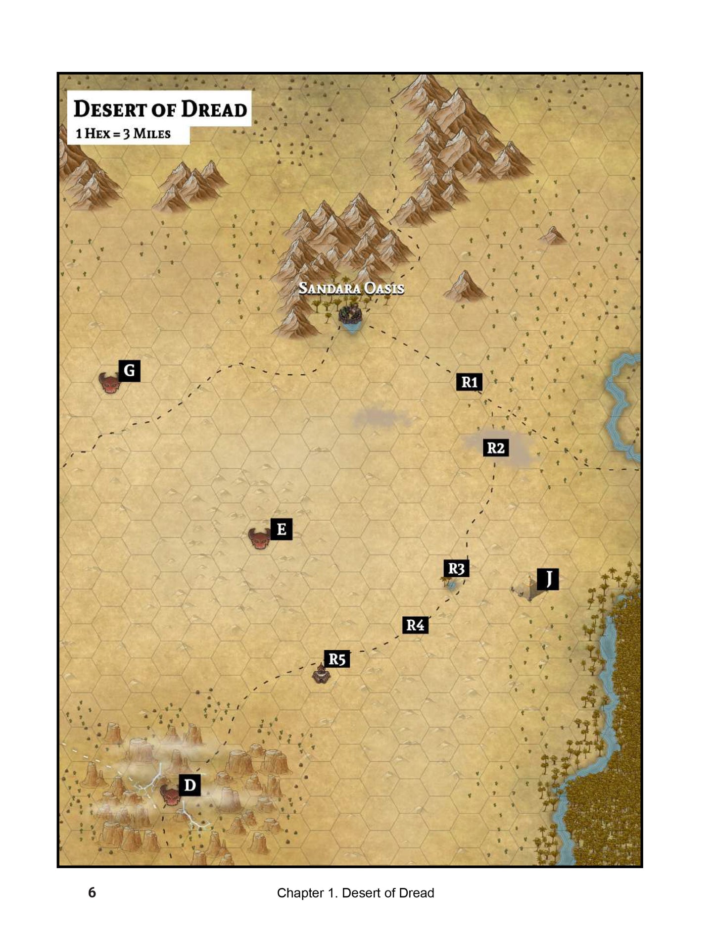Dungeons & Lairs 4: Desert of Dread Softcover and PDF