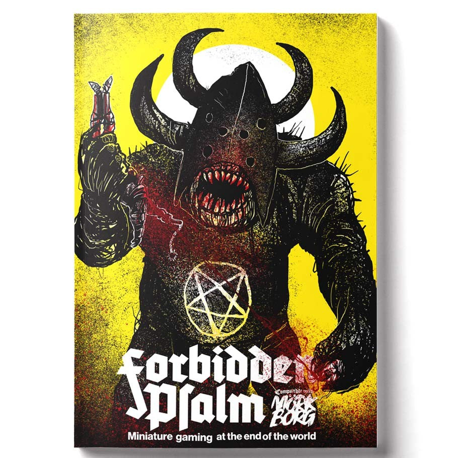 Forbidden Psalm Miniatures Game (Softcover)—Compatible with MÖRK BORG