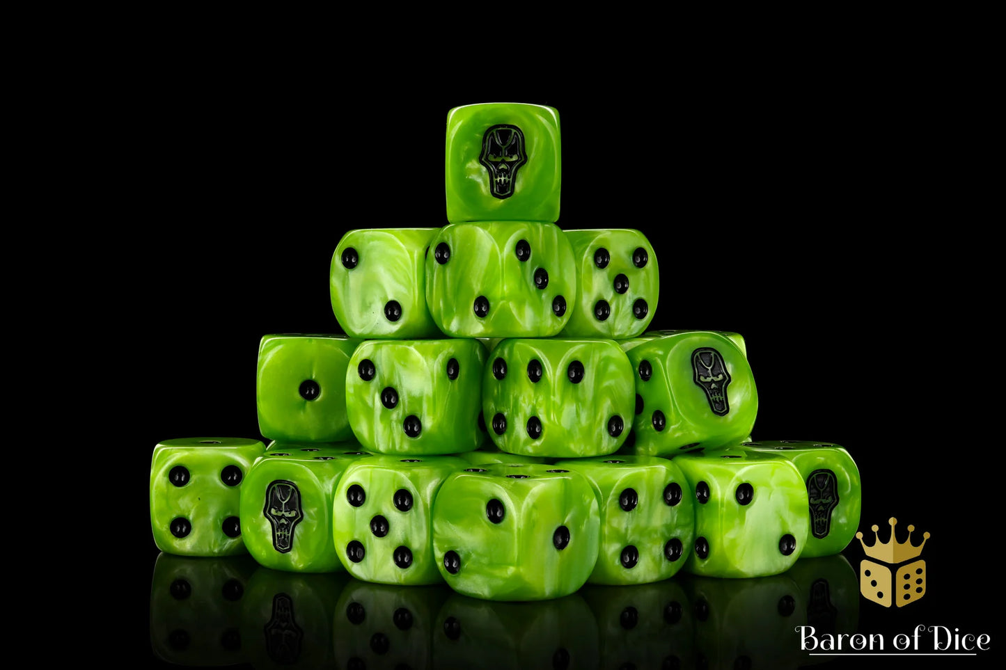 Day of the Dead Dice - Skull x25