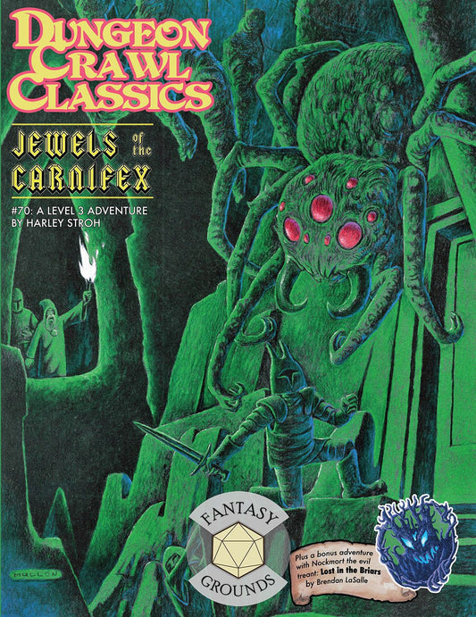 Dungeon Crawl Classics #70: Jewels of the Carnifex – Module for Fantasy Grounds