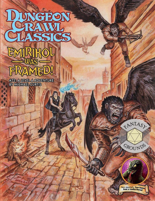 Dungeon Crawl Classics #73: Emirikol Was Framed! – Module for Fantasy Grounds