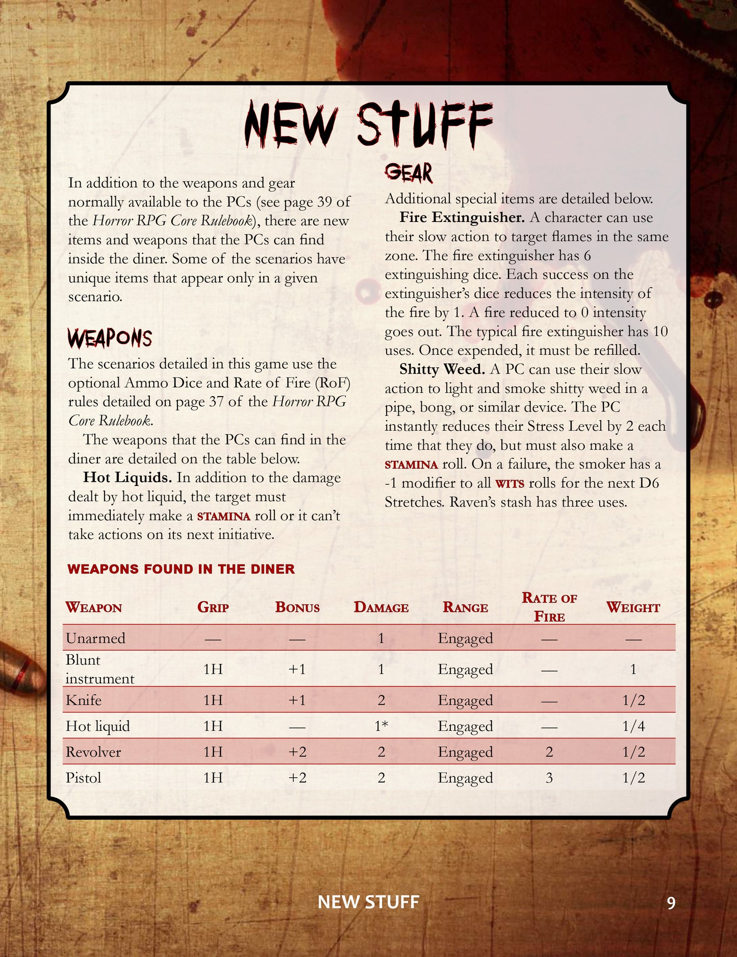The Diner — A Scenario Book for the Horror RPG Physical Book