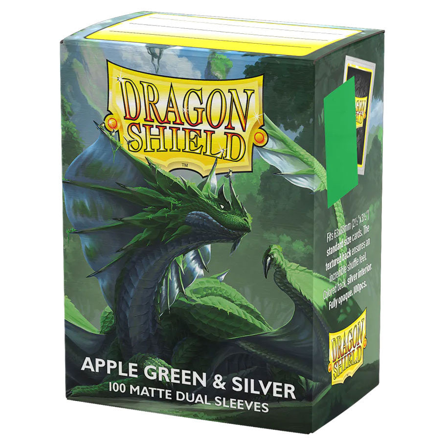 Deck Protector: Dual Matte: Apple Green & Silver