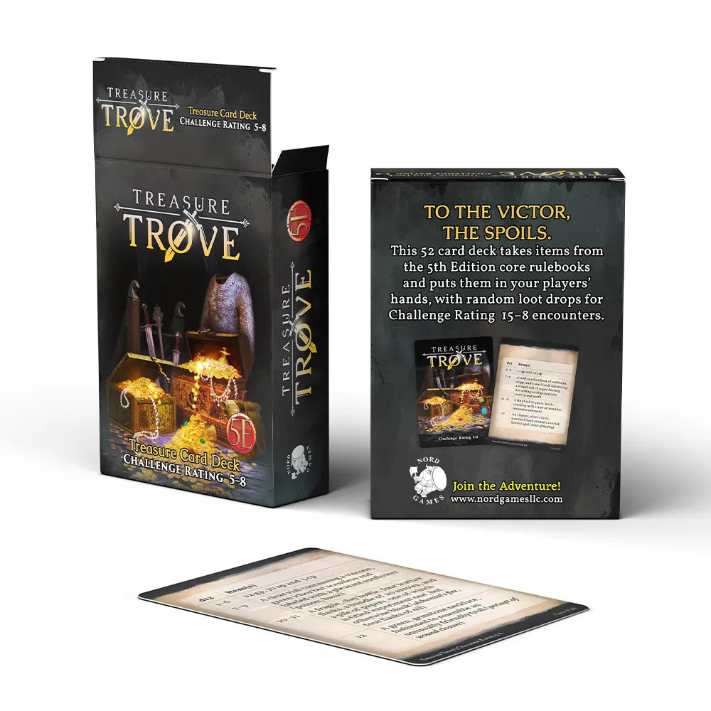Treasure Trove: Treasure Card Deck: CR 5-8