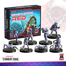 Cyberpunk Red Combat Zone Generation Red Miniatures