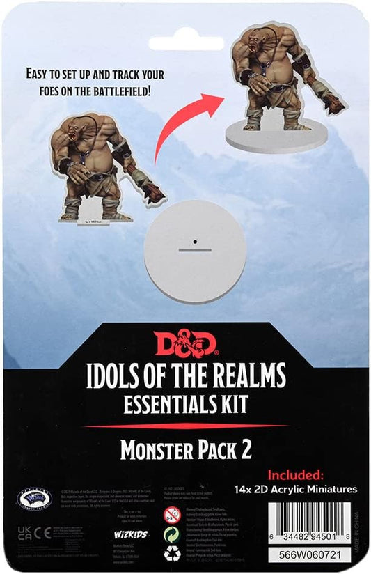 D&D Idols of The Realms: Essentials - Monster Pack 2 - 2D Set