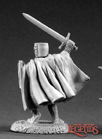 TEMPLAR KNIGHT WITH SWORD AND SHIELD HUMAN PALADIN