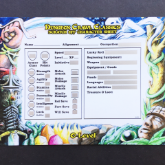 DCC Scratch Off Character Sheets