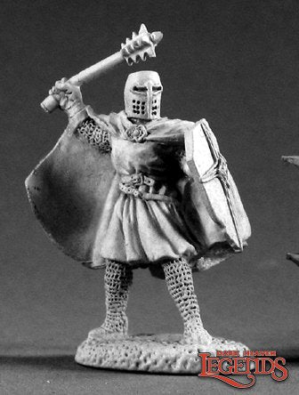 TEMPLAR KNIGHT WITH MACE AND SHIELD HUMAN PALADIN TEMPLAR