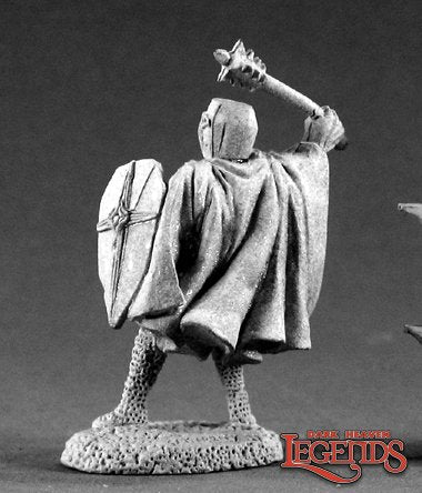 TEMPLAR KNIGHT WITH MACE AND SHIELD HUMAN PALADIN TEMPLAR
