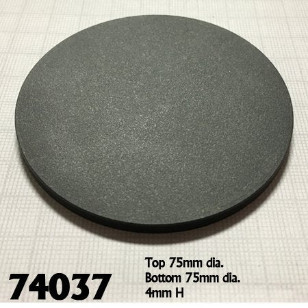 3" ROUND PLASTIC RPG BASE (10)