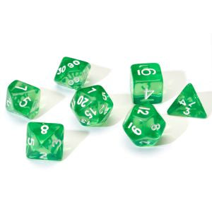 7-Set Translucent Resin Green with White