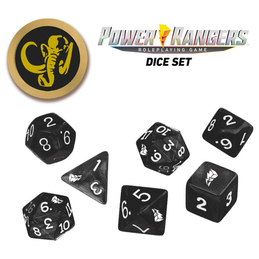 Power Rangers Roleplaying Game Dice Set: Black