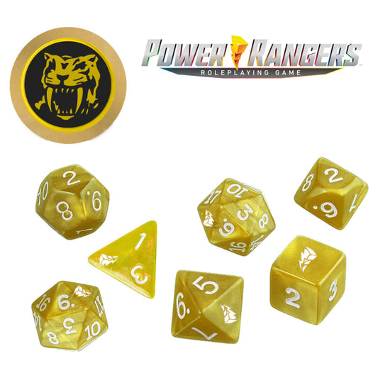 Power Rangers Roleplaying Game Dice Set: Yellow