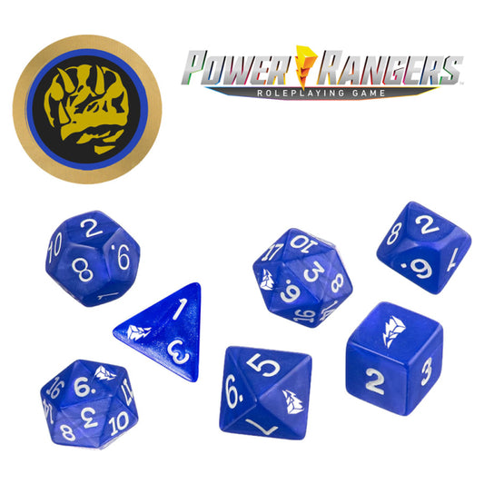 Power Rangers Roleplaying Game Dice Set: Blue