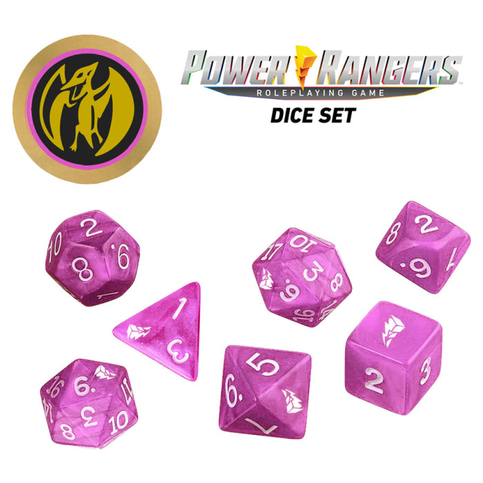 Power Rangers Roleplaying Game Dice Set: Pink