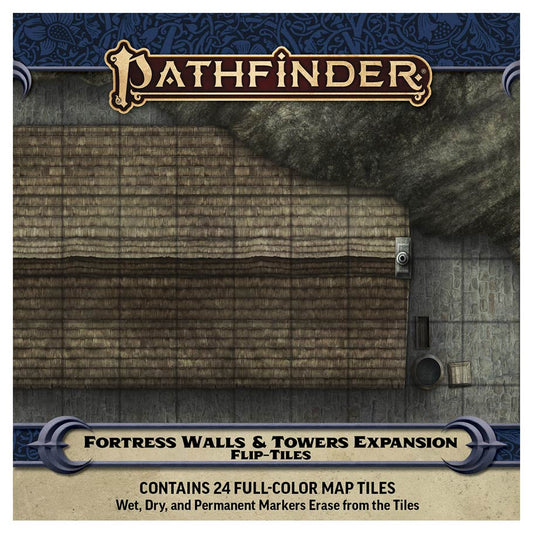 Pathfinder 2E: Flip-Tiles: Fortress Walls & Towers Expansion