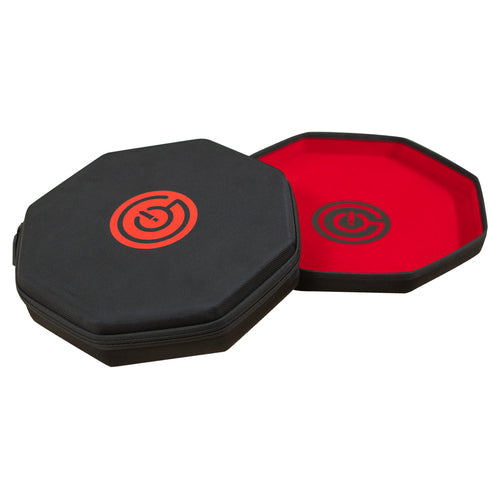 Dice Tray/Case XL Black with Red Trim