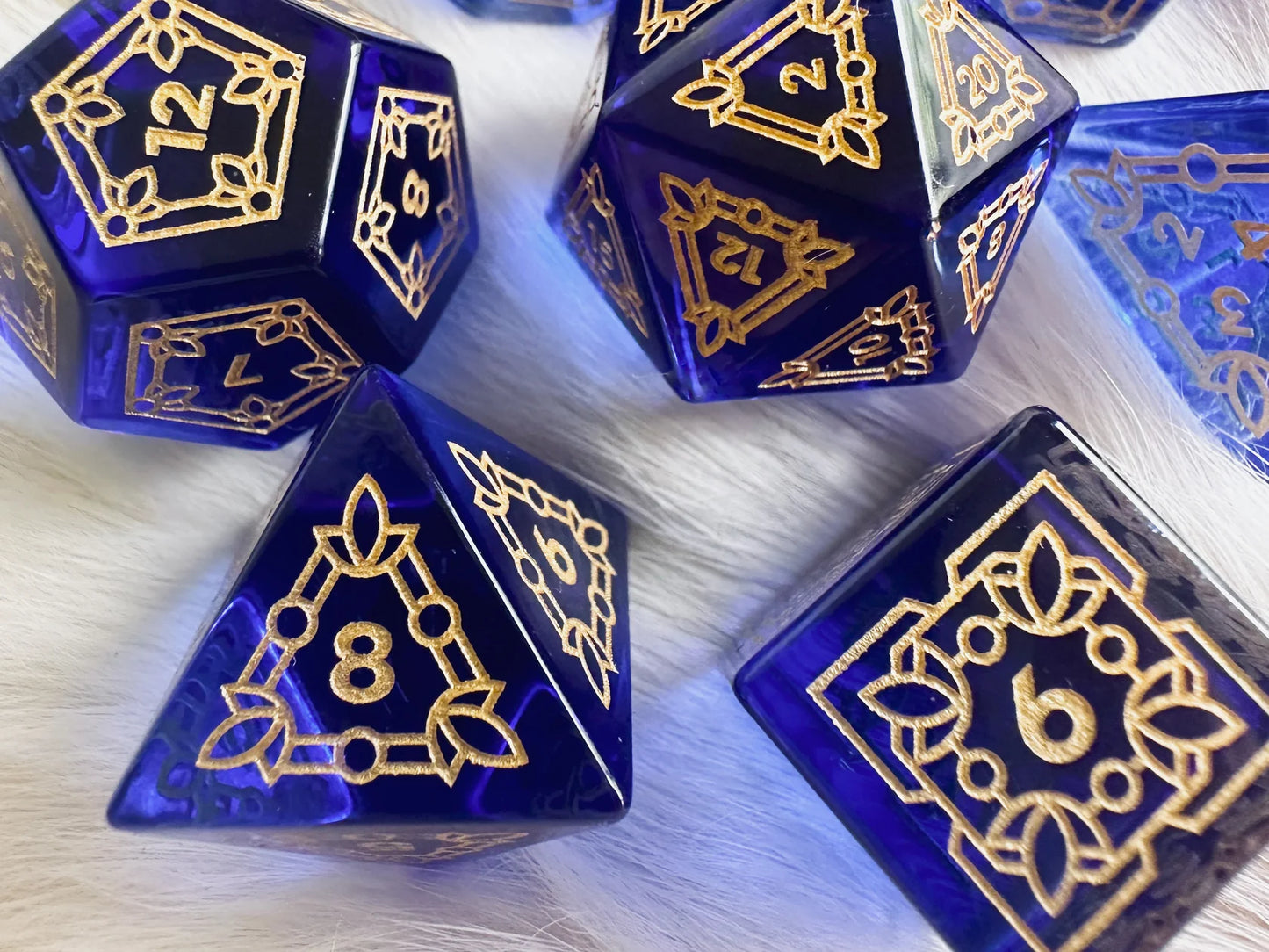 Reliquary of Tymora || Blue Zircon Dice