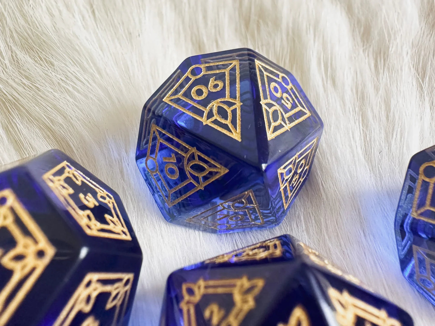 Reliquary of Tymora || Blue Zircon Dice